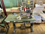 FLOOR 3: MITSUBISHI LT2-250 SEWING MACHINE STATION, 3PH, LE-CAN AUTO CHARGER, S/N: ATAT 823151