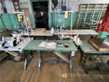 FLOOR 3: MERROW MACHINERY MG-2DNR-1 SEWING MACHINE STATION, 3PH, S/N: 224549