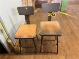 FLOOR 3: LOT OF ASSORTED CHAIRS: (9) FABRIC, (5) METAL, (2) VINYL