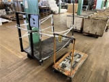 FLOOR 3: LOT: 2-WAREHOUSE CARTS, 1-STEEL