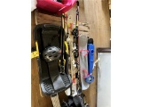 FLOOR 3: WINTER SPORT LOT: CHILDREN'S SLEDS, SNOW BOARD, SKIS, HELMET