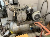 FLOOR 1: INGERSOLL RAND HORIZONTAL AIR COMPRESSOR MODEL 71T2, 3PH, 15HP