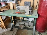 FLOOR 2: MITSUBISHI LT2-250 SEWING MACHINE STATION, LE-CAN AUTO CHANGER, S/N: M1ATW255509