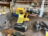 FLOOR 2: LOT: (2) DEWALT CORDLESS DRILLS WITH 1 CHARGER & BATTERY
