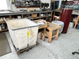 FLOOR 2: LOT: CANVAS CART, STANDS & WASTE BINS