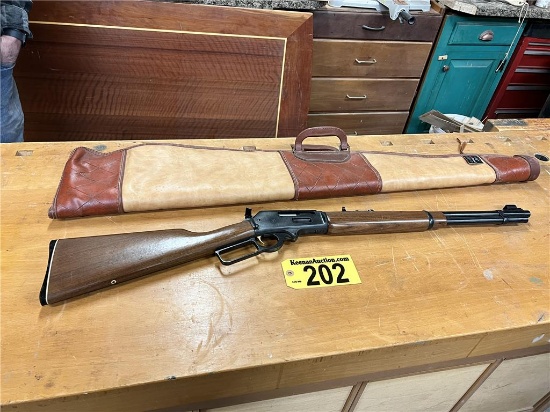 MARLIN 3030 GOLD TRIGGER LEVER ACTION RIFLE, S/N: 20026152, W/ REDHEAD CASE