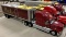 FRANKLIN MINT BURGUNDY MACK CL TRACTOR WITH REEFER TRAILER, 1:32 SCALE