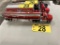 FRANKLIN MINT RED MACK CL FIRE DEPARTMENT TRACTOR WITH TANKER, 1:34 SCALE