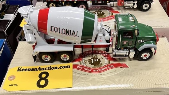 FIRST GEAR MACK GRANITE COLONIAL CONCRETE TRACTOR WITH STANDARD MIXER, 1:34 SCALE