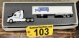 FREIGHTLINER M.S. CARRIERS TRACTOR TRAILER, 1:64 SCALE