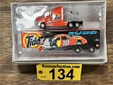 TRANSPORTER COLLECTOR SERIES FORD RICKY RUDD #10 TEAM HAULER, 1:64 SCALE