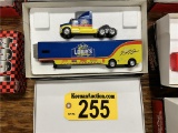 1995 RCCA ACTION COLLECTIBLES BRETT BODINE #11 RACING TRANSPORTER,1:64 SCALE