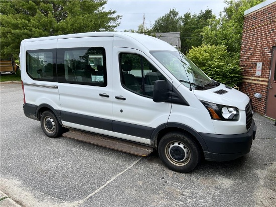 2017 FORD TRANSIT VAN S/N:1FMZK1CM9HKA76933, 10-PASSENGER, 79,769 MILES