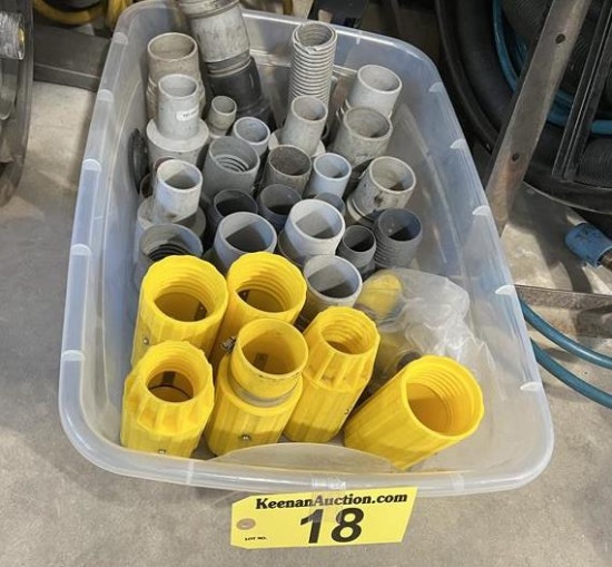 LOT OF ASSORTED HOSE COUPLERS