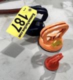 LOT OF 3-ASSORTED SUCTION CUP LIFTERS