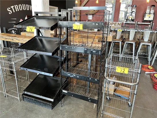5'H DISPLAY RACK, 4-SHELF