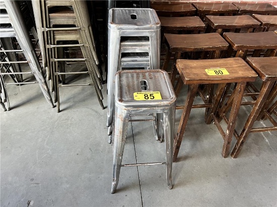 $BID PRICE X 4 - (4) 30" METAL BAR STOOLS