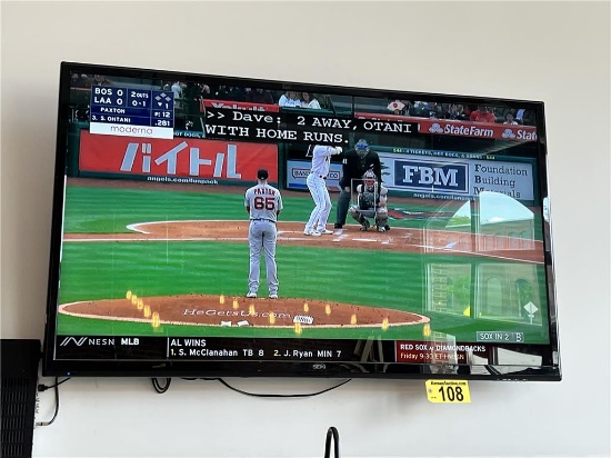 SEIKI 65" FLAT PANEL TV WITH MOUNT