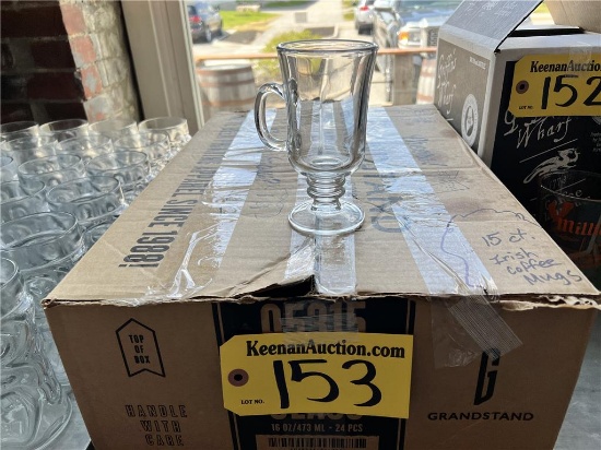 $BID PRICE X 15 - (15) IRISH COFFEE GLASSES