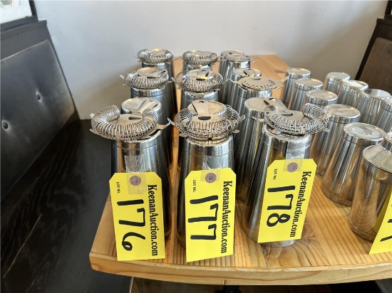 $BID PRICE X 3 - (3) 3-PIECE SHAKER SETS