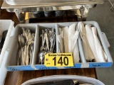 RUBBERMAID SILVERWARE CADDY WITH SILVERWARE