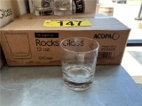 $BID PRICE X 38 - (38) ROCKS GLASSES, 12OZ.