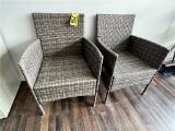 SET OF 2-PATIO CHAIRS