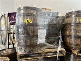 $BID PRICE X 3 - (3) WHISKEY BARRELS