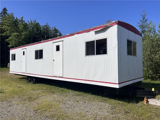 MILLER 40' X 118" MOBILE OFFICE TRAILER, T/A - JACK STAND NOT INCLUDED