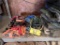 LOT OF ASSORTED RATCHET STRAPS & BUNGEES
