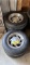 SET OF (4) ULTRA ALUMINUM RIMS: (2) P195/70R14, (2) 235/70R15