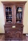 TEMPLE STEWART EARLY AMERICAN 2-PC MAPLE HUTCH
