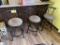 LOT: 3-SWIVEL BAR STOOLS