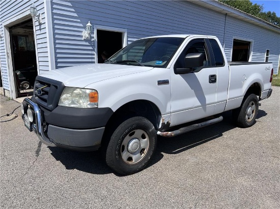 2005 FORD F150 XL TRITON EXTENDED CAB 4WD PICKUP, 181,290 MILES