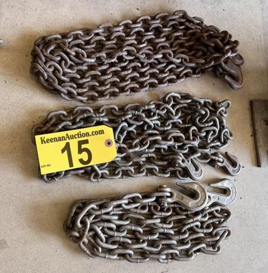 LOT OF ASSORTED LENGTHS OF CHAIN