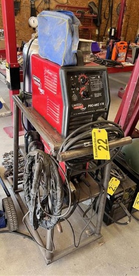 (2) WELDERS W/ CART & WELDING ACCESSORIES