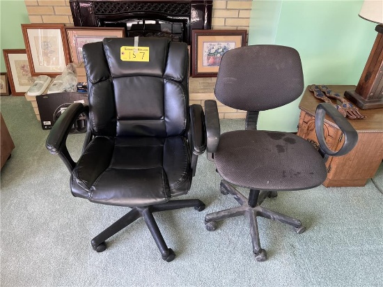 LOT OF 2-OFFICE CHAIRS