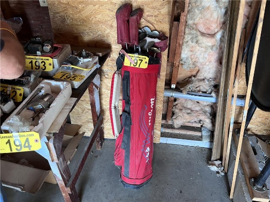 SET OF WILSON RH GOLF CLUBS, IRONS & WOODS