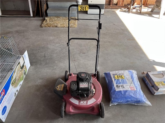 ACE HARDWARE MID 20" PUSH MOWER, 3.5HP