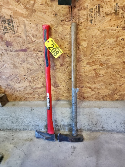 LOT: 36" SLEDGE HAMMER & TRUE TEMPER TOTAL CONTROL AXE