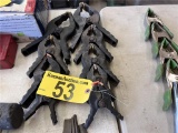 LOT OF 9-HAND CLAMPS
