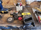 MISC. LOT: WIRE WHEELS, SAWS