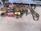 LOT OF ASSORTED RATCHET STRAPS