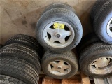 SET OF (4) ULTRA ALUMINUM RIMS: (2) 205/65R15, (2) 245/60R15