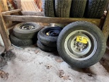 LOT OF 10-ASSORTED SPARE TIRES