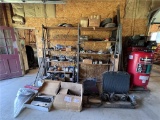 PARTS LOT: RADIATORS, TRIM RIMS, ALTERNATORS, STEERING COLUMN, MISC.
