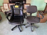 LOT OF 2-OFFICE CHAIRS