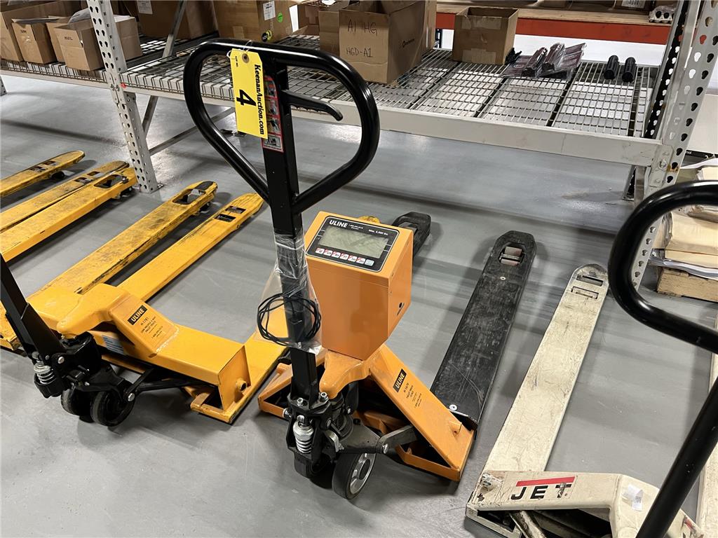 Electric Scale Pallet Jack ULINE H4564 5,000 Lb Capacity, 42 OFF