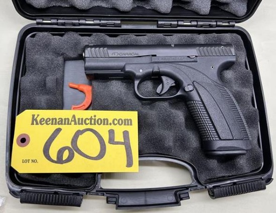 CARACAL 9MM HANDGUN, ENHANCED F, S/N: D170042