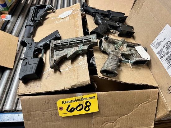 $BID PRICE X 12 (12) ASSORTED LOWER RECEIVERS, (3) 308, (9) 223